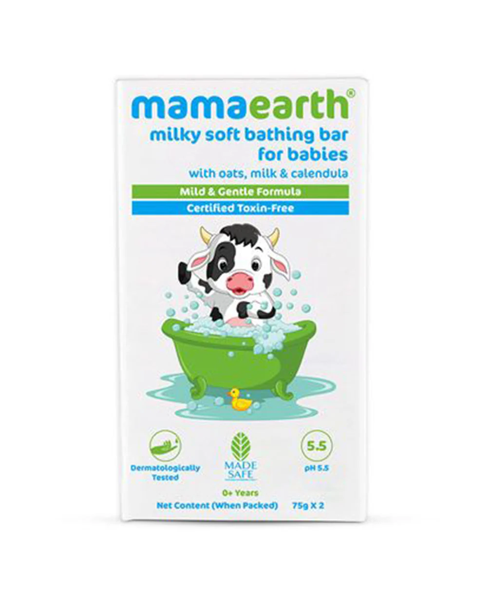 Mamaearth Foaming Kids Face Wash (150ml), Kids Body Wash (300ml), Milky Soft Baby Soap Bar (Packof 2) & Moisturizing Daily Baby Lotion (100ml) - Image 19