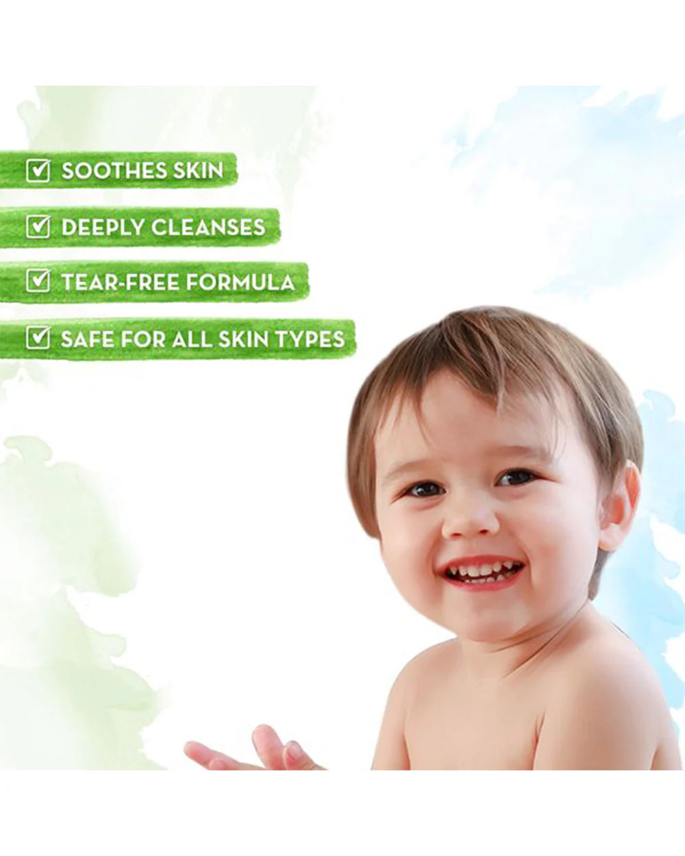 Mamaearth Foaming Kids Face Wash (150ml), Kids Body Wash (300ml), Milky Soft Baby Soap Bar (Packof 2) & Moisturizing Daily Baby Lotion (100ml) - Image 3