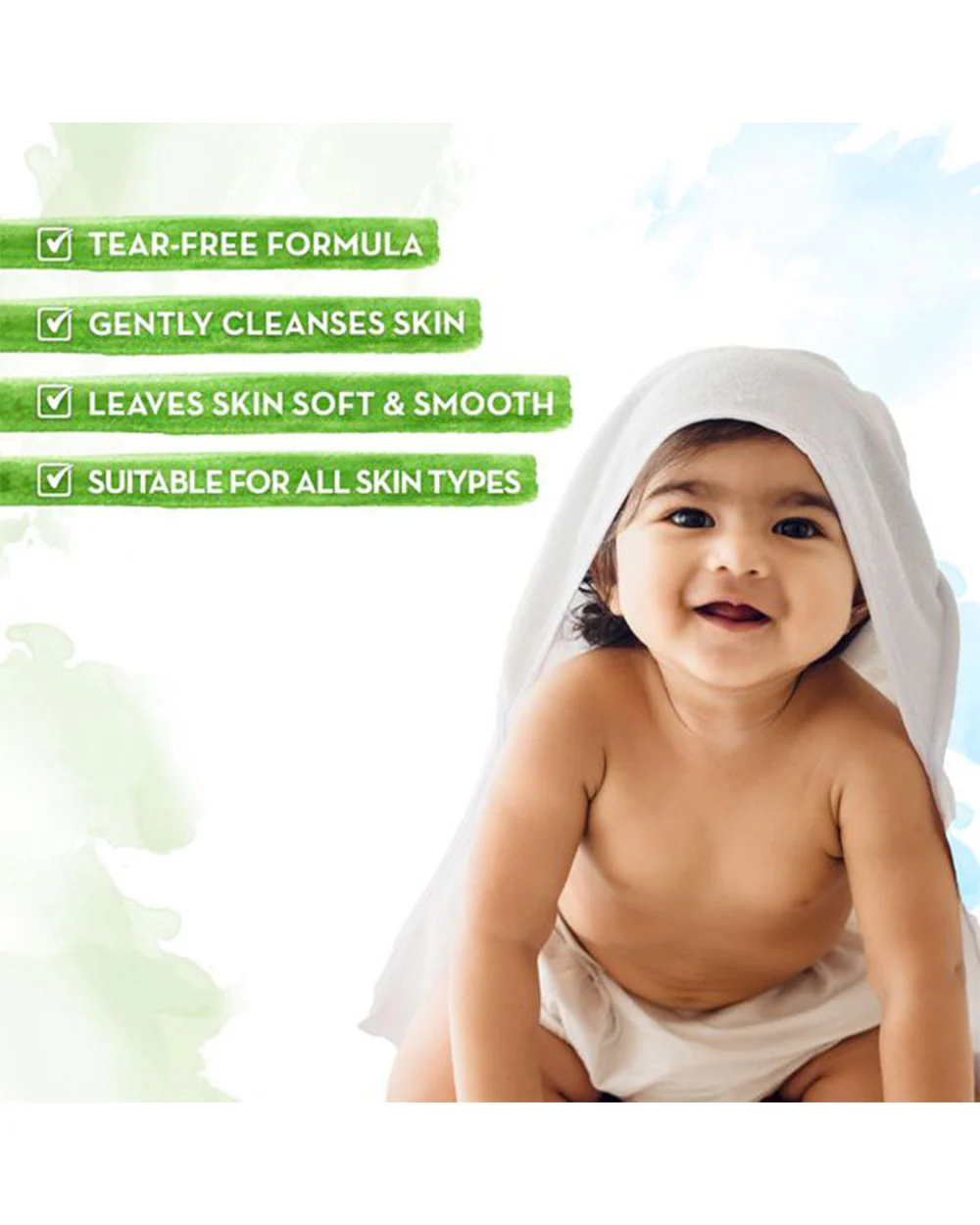 Mamaearth Milky Soft Baby Body Wash (400ml), Milky Soft Diaper Rash Cream (50g) & Moisturizing Daily Baby Lotion (400ml) - Image 3