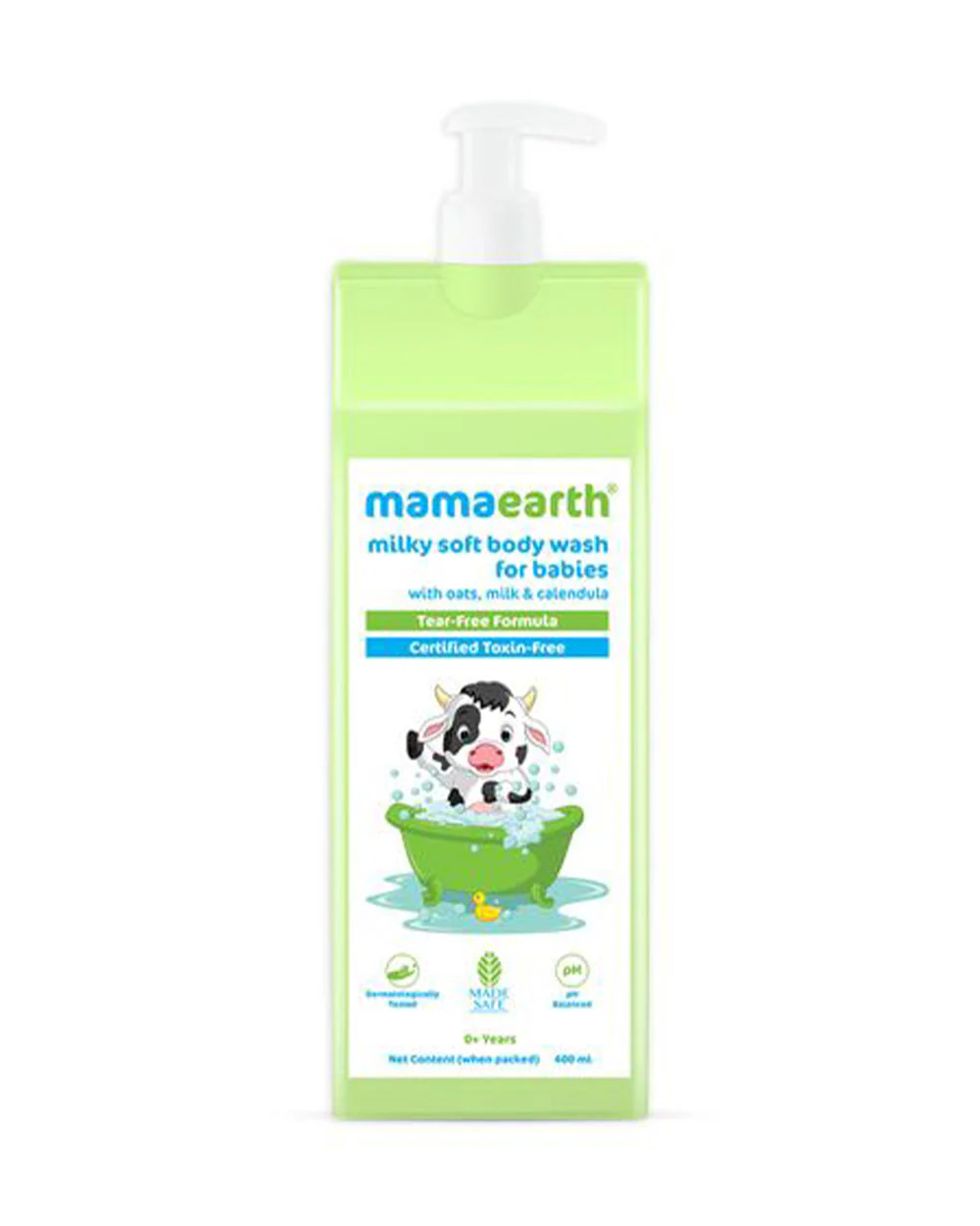 Mamaearth Milky Soft Baby Body Wash (400ml), Milky Soft Diaper Rash Cream (50g) & Moisturizing Daily Baby Lotion (400ml) - Image 7