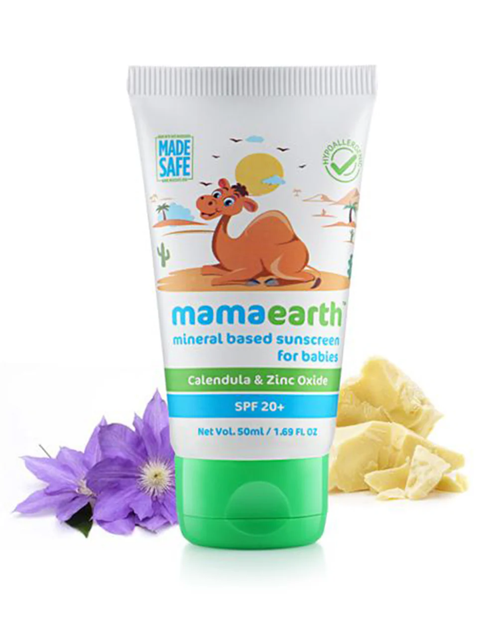 Mamaearth Mineral Based SPF20+ Baby Sunscreen-With Shea Butter & Cocoa Butter - Image 13