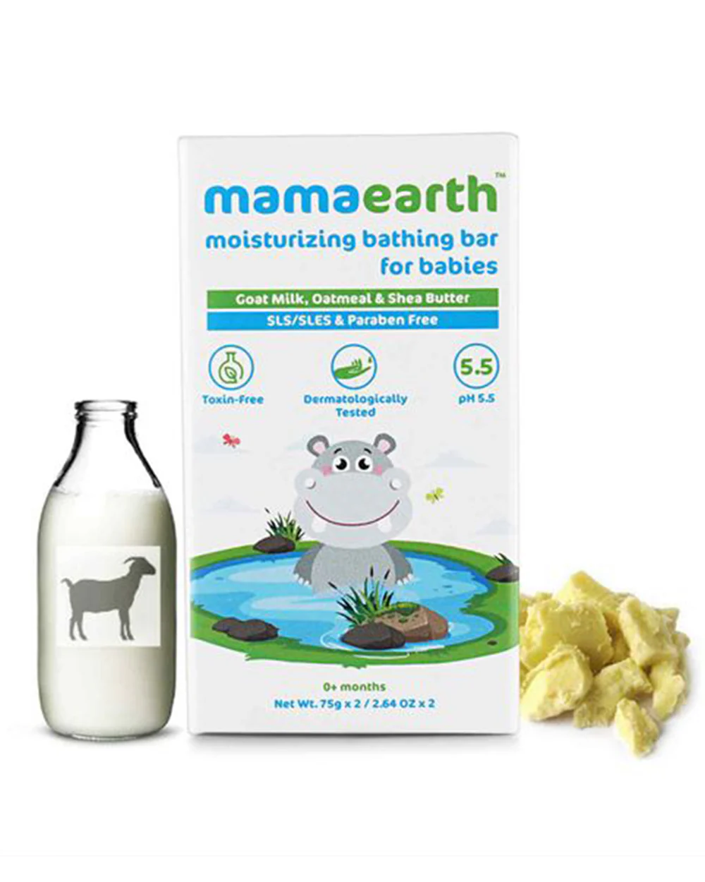 Mamaearth Moisturizing Baby Soap Bar-With Oatmeal & Shea Butter-75 g - Image 15