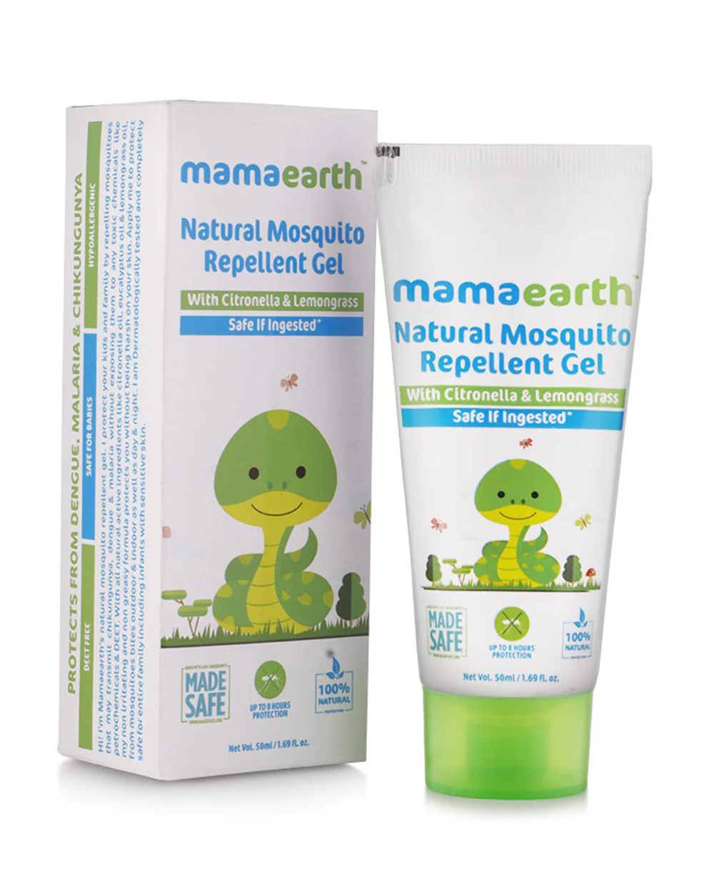 Mamaearth Natural Mosquito Repellent Gel-Natural & DEET Free-Upto 8 Hours Protection-Pack of 3-For Infants - Image 4