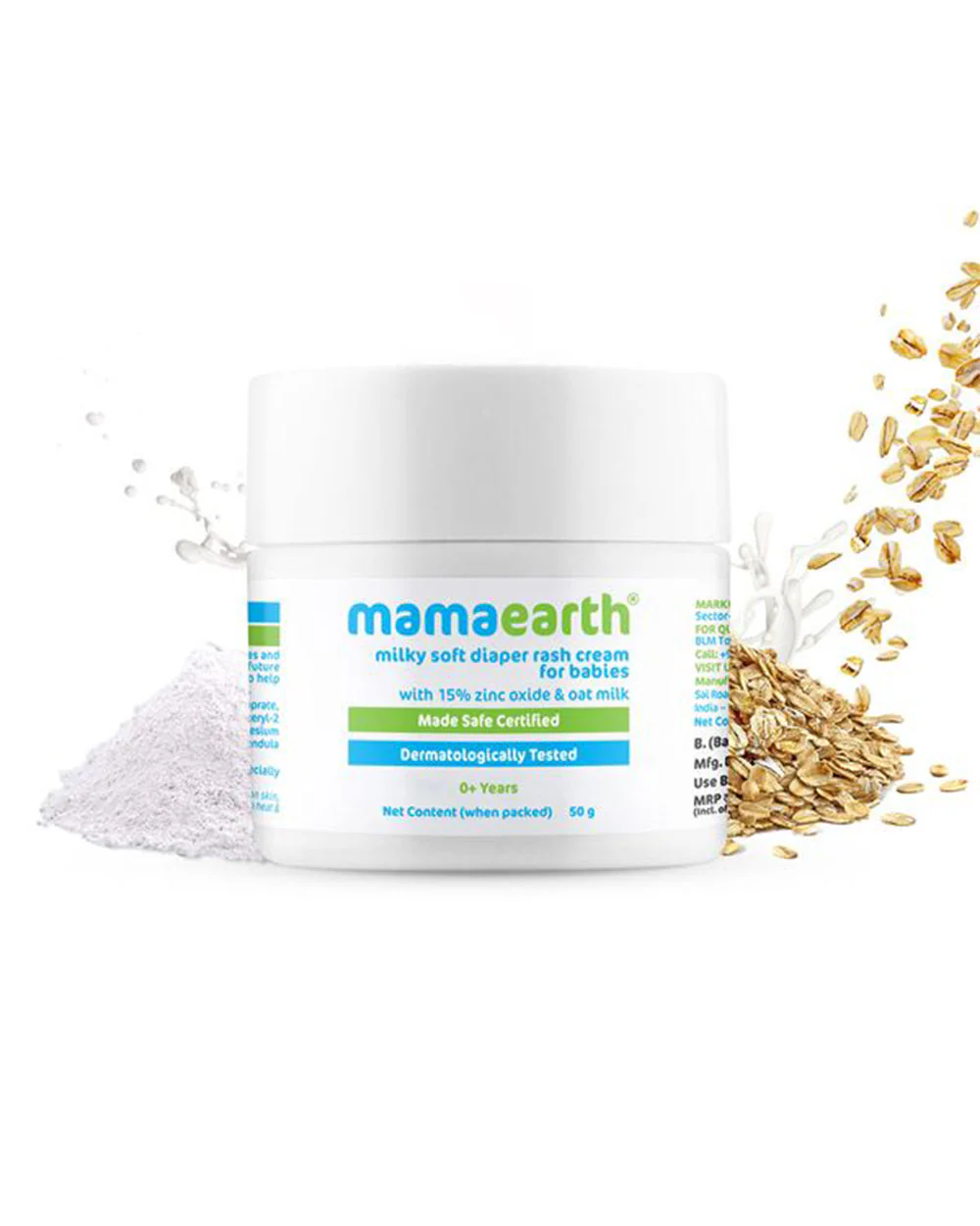 Mamaearth Nourishing Baby Soap Bar (Pack of 5), Milky Soft Diaper Rash Cream (50g) & Moisturizing Daily Baby Lotion (400ml) - Image 11