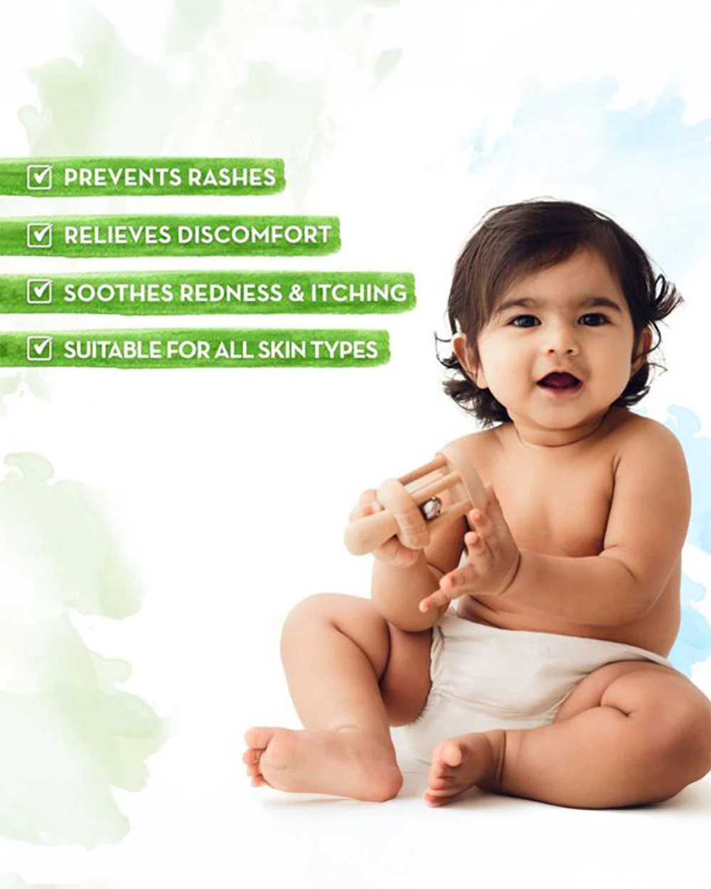 Mamaearth Nourishing Baby Soap Bar (Pack of 5), Milky Soft Diaper Rash Cream (50g) & Moisturizing Daily Baby Lotion (400ml) - Image 12