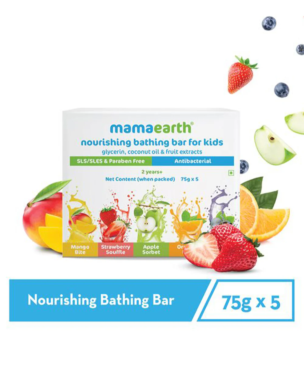 Mamaearth Nourishing Baby Soap Bar-With Glycerin & Coconut Oil-75 g - Image 2