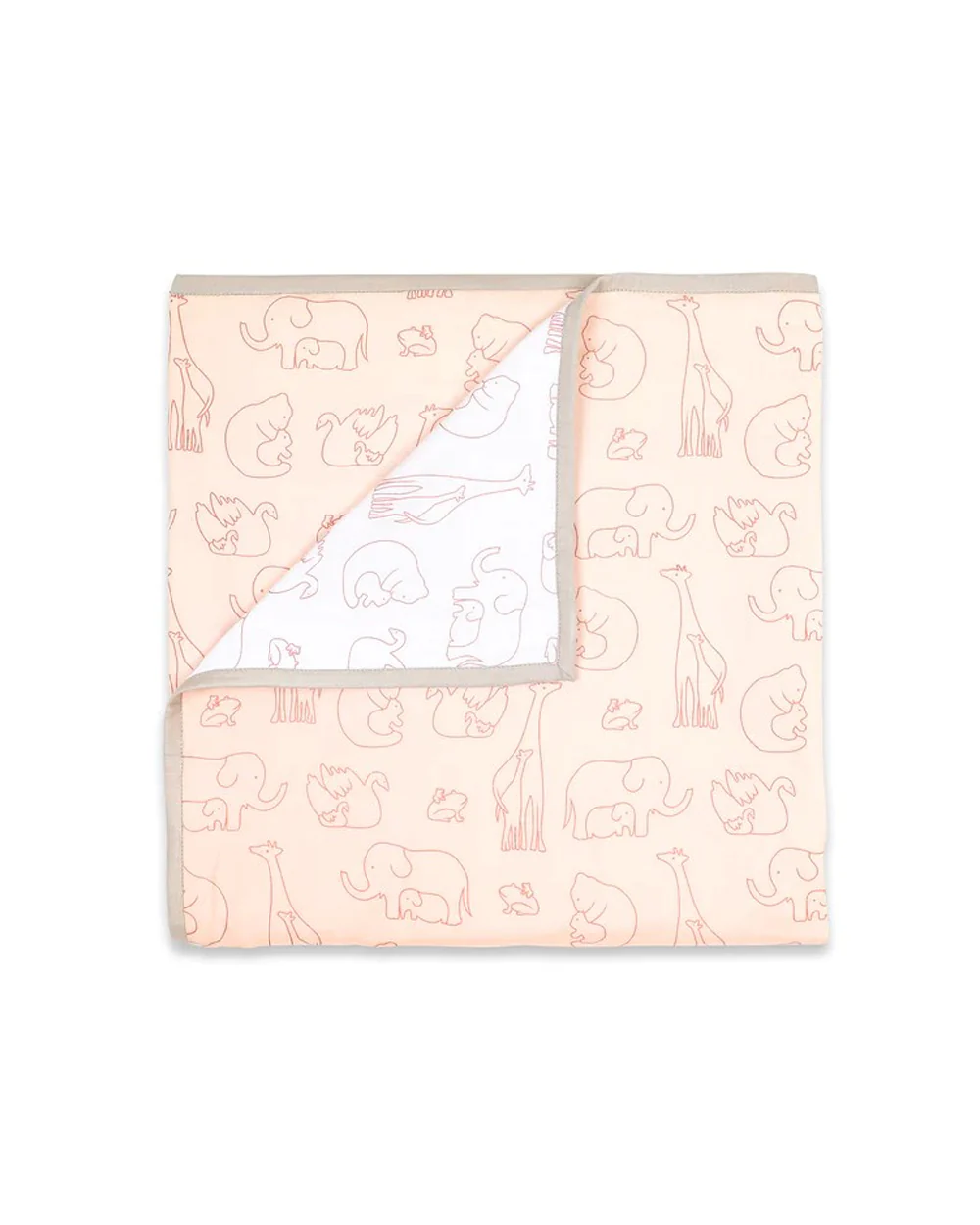 Masilo Always Be My Baby Pink Baby Bedding Set-GOTS Certified Organic Cotton-Pack of 4-Mini Cot Gift Set For Infants - Image 5