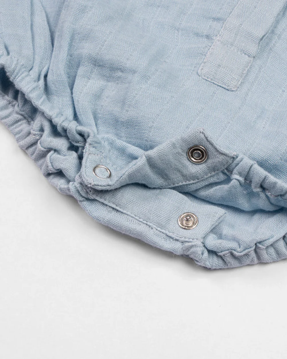 Masilo White & Light Blue Romper-100% Organic Cotton-Printed-Pack Of 3-For Infants - Image 8