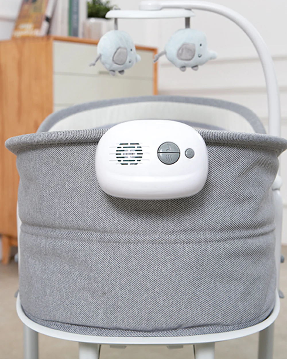 Mastela 6 in 1 Multi Function Bassinet-3 Position Recline-Removable Canopy-For 0 to 36M (Upto 15Kg)-Teal - Image 5