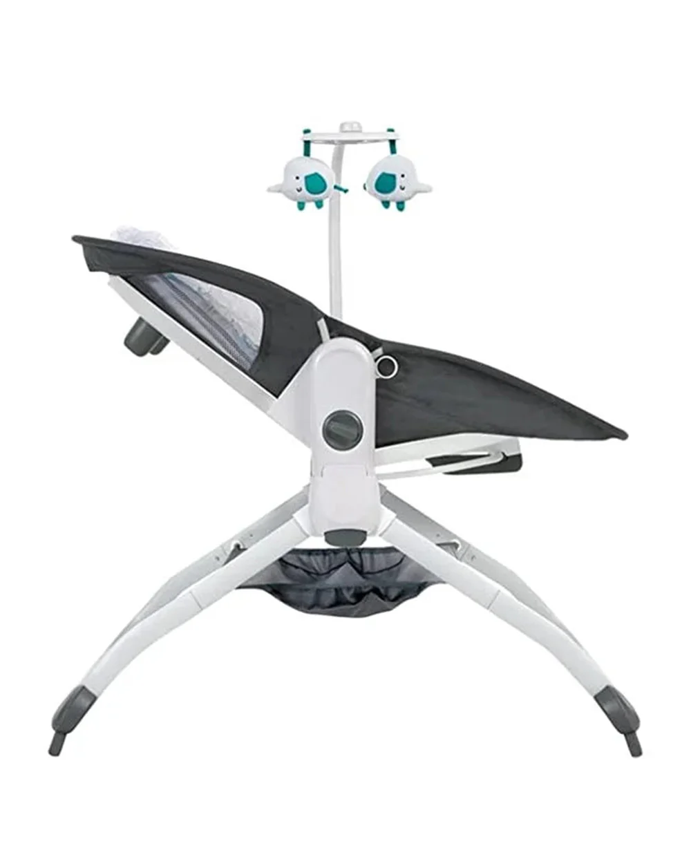 Mastela 6 in 1 Multi-function Rocker & Bassinet-With Music & Vibration-With Removable Mosquito Net-Teal-0 to 36M - Image 5