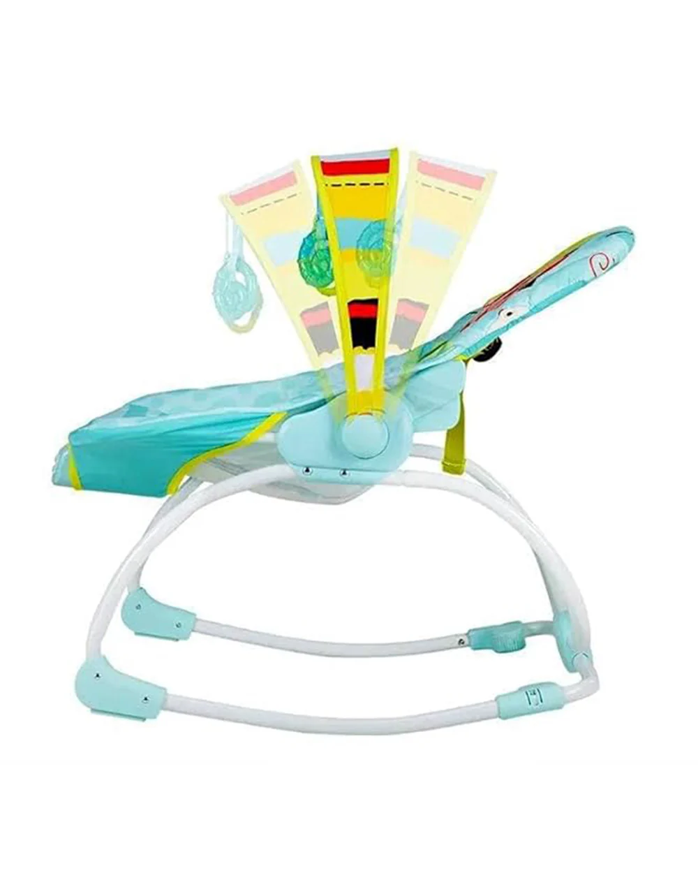 Mastela Baby Rocker With Music & Vibration-3 Recline Positions-12 Melodies-For Infants-Blue - Image 5