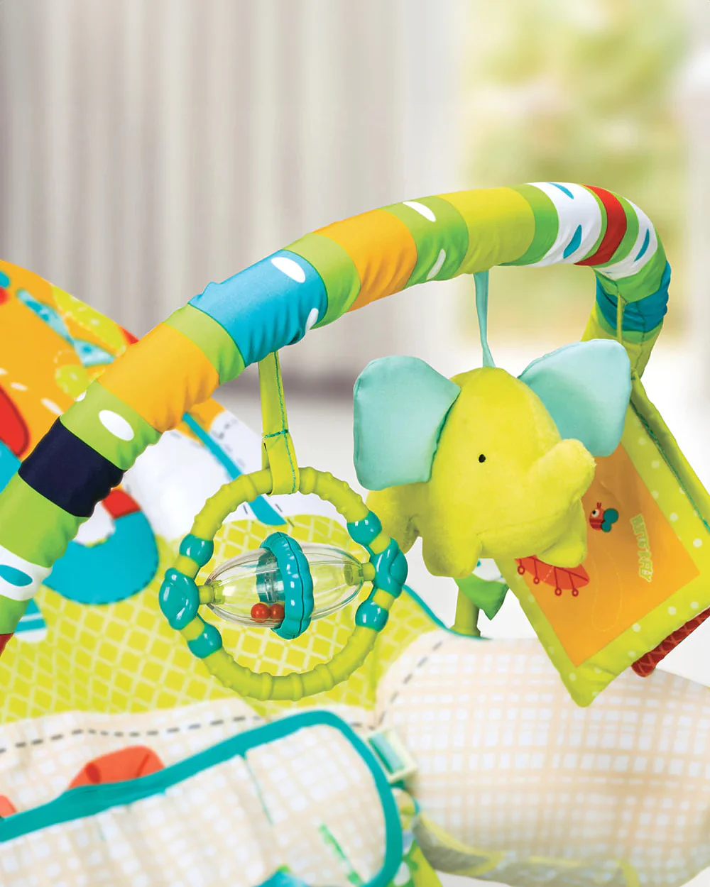 Mastela Baby Rocker With Music & Vibration-3 Recline Positions-12 Melodies-For Infants-Green - Image 5