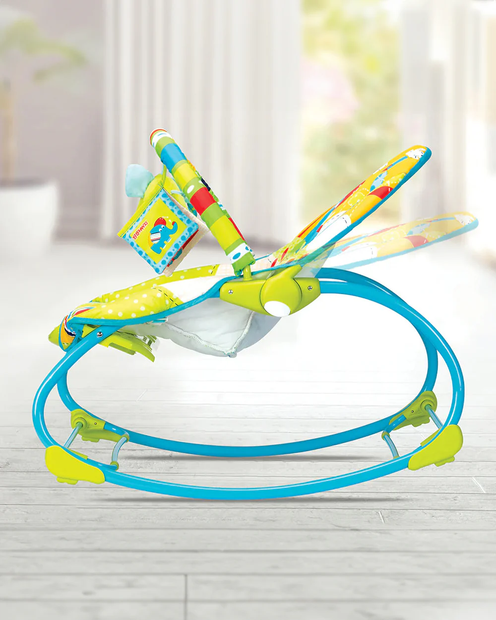 Mastela Baby Rocker With Music & Vibration-3 Recline Positions-12 Melodies-For Infants-Green - Image 7