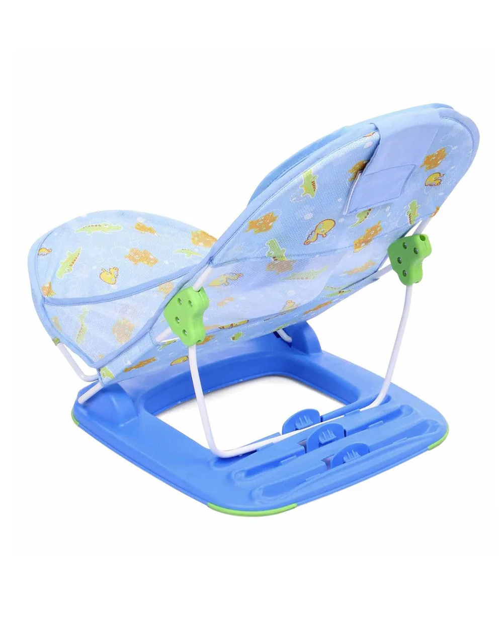 Mastela Deluxe Baby Bather-With 3 Position Recline & Padded Head Rest-0 to 6M-Blue - Image 3