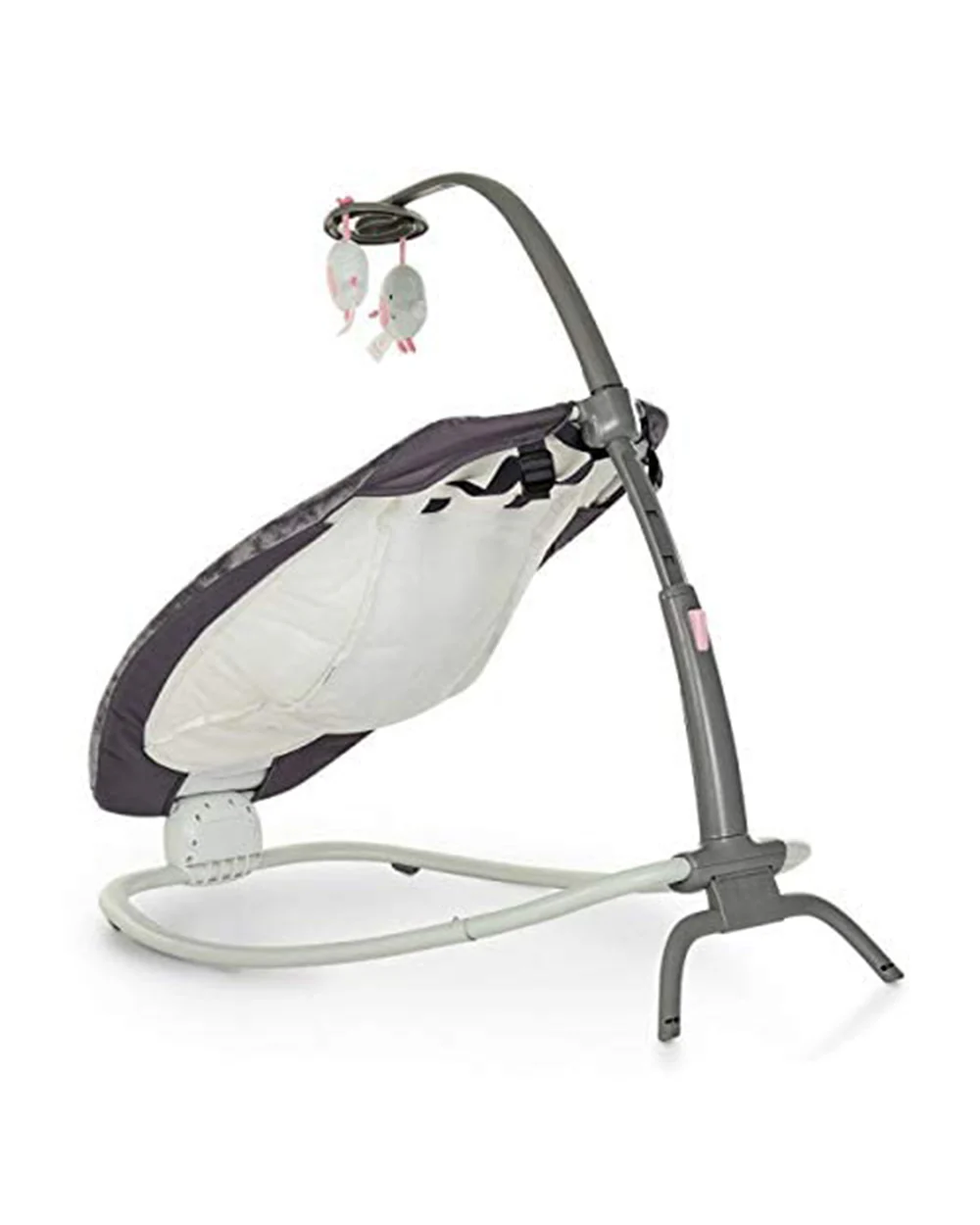 Mastela Fold Up Rocker-2 Position Recline-With Removable Plaything Bar-Upto 9 Kg-For Infants-Pink - Image 4