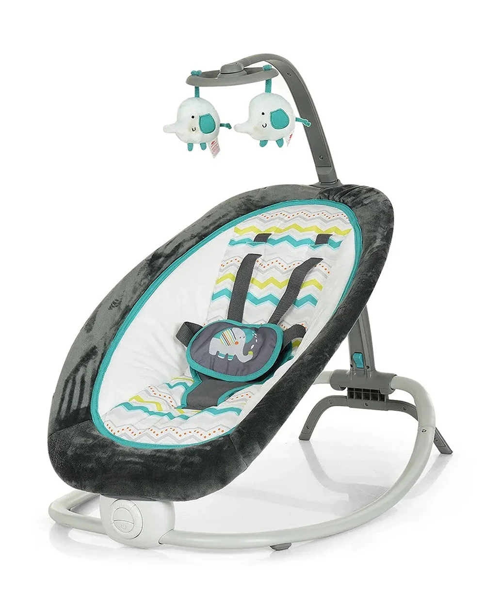 Mastela Fold Up Rocker-2 Position Recline-With Removable Plaything Bar-Upto 9 Kg-For Infants-Teal