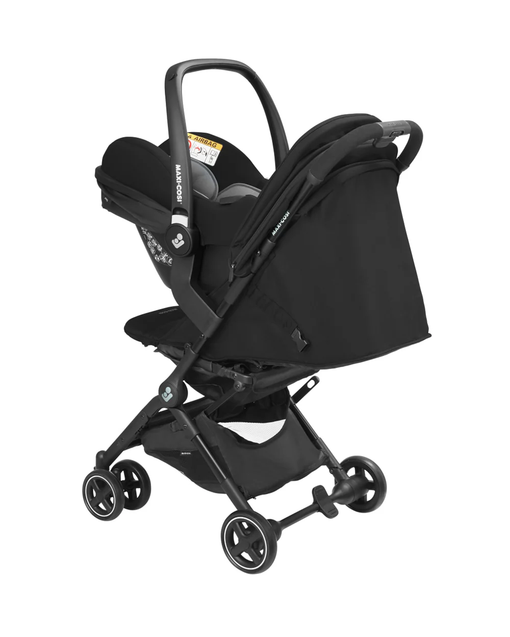 Maxi Cosi Lara 2.0 Lightweight Baby Stroller-One Hand Fold-Flat Reclining Seat-Car Seat Compatible-6 Months Warranty-For 0 to 4Y (Upto 22 Kg)-Essential Black - Image 15
