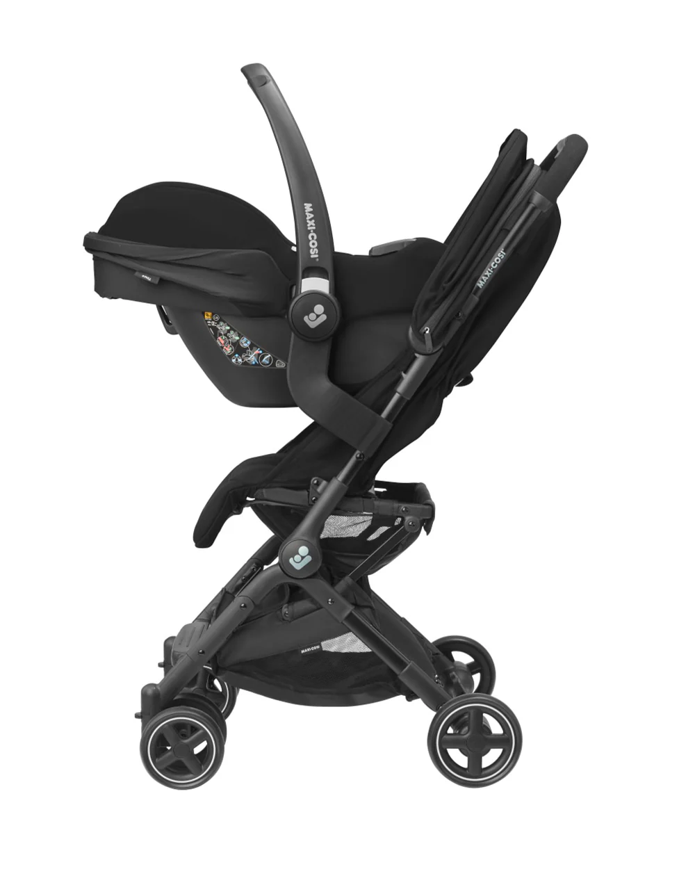 Maxi Cosi Lara 2.0 Lightweight Baby Stroller-One Hand Fold-Flat Reclining Seat-Car Seat Compatible-6 Months Warranty-For 0 to 4Y (Upto 22 Kg)-Essential Black - Image 16