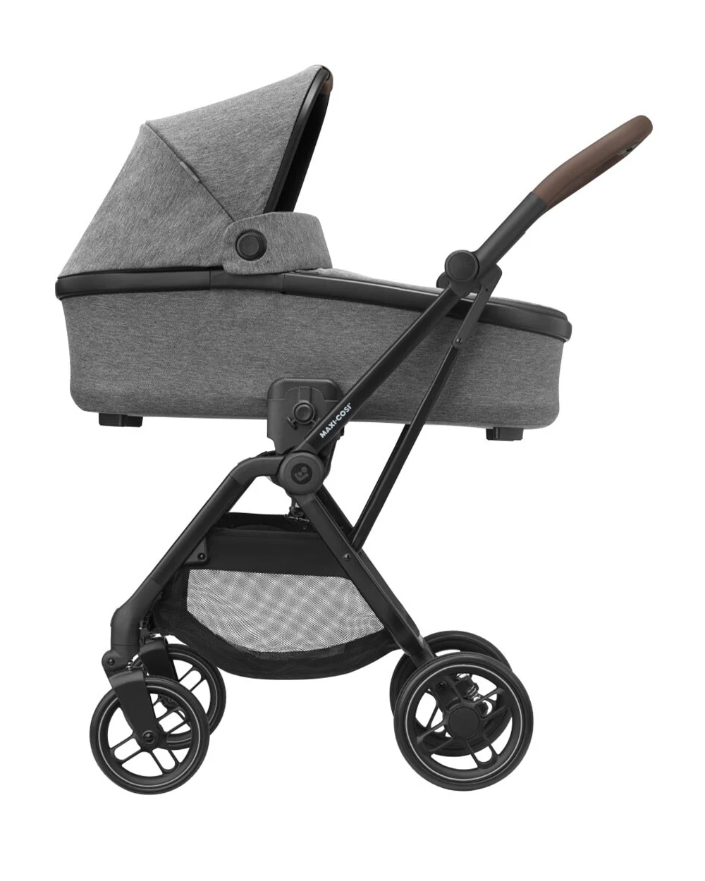 Maxi Cosi Leona 2 Baby Stroller-Height Adjustable Backrest, Reversible & Flat Reclining Seat-One Hand Fold-Travel System Compatible-6 Months Warranty-For 0 to 4Y (Upto 22 Kg)-Select Grey - Image 12