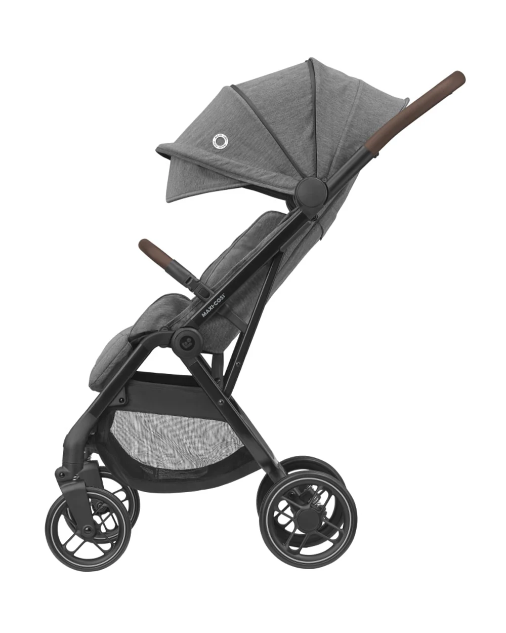 Maxi Cosi Soho Baby Stroller-One Hand Fold-Flat Reclining Seat-Travel System Compatible-6 Months Warranty-For 0 to 4Y (Upto 22 Kg)-Select Grey - Image 9