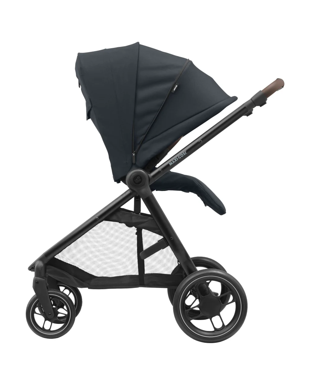 Maxi Cosi Street Baby Stroller-Height Adjustable Parent Handle Bar-Reversible & Flat Reclining Seat-One Hand Fold-Travel System Compatible-6 Months Warranty-For 0 to 4Y (Upto 22 Kg)-Essential Grey - Image 14