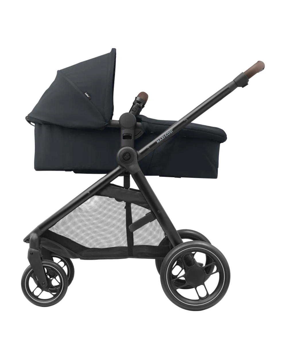 Maxi Cosi Zelia 3.0 Baby Stroller-2 in 1 Seat With Carry Cot Mode-Height Adjustable Parent Handle Bar-Reversible Seat-One Hand Fold-Travel System Compatible-6 Months Warranty-For 0 to 4Y (Upto 22 Kg)-Essential Graphite - Image 18