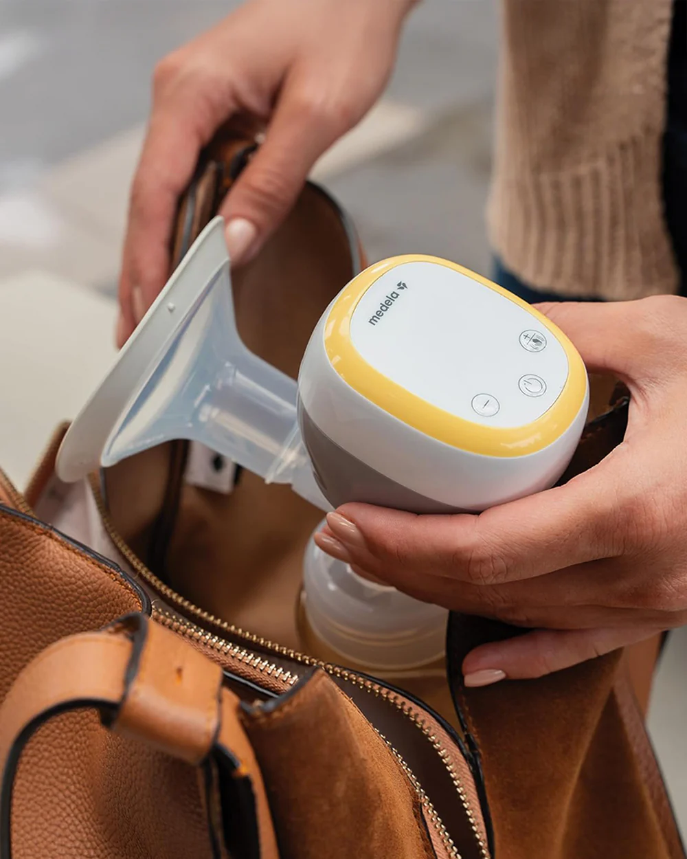 Medela Easy Single Electric Breast Pump-3 Pumping Modes and Additional Lactation Massager Mode-10 Vacuum Settings-Rechargeable Battery-Dishwasher Safe-With 24mm Personal Fit Flex Breast Shield - Image 5