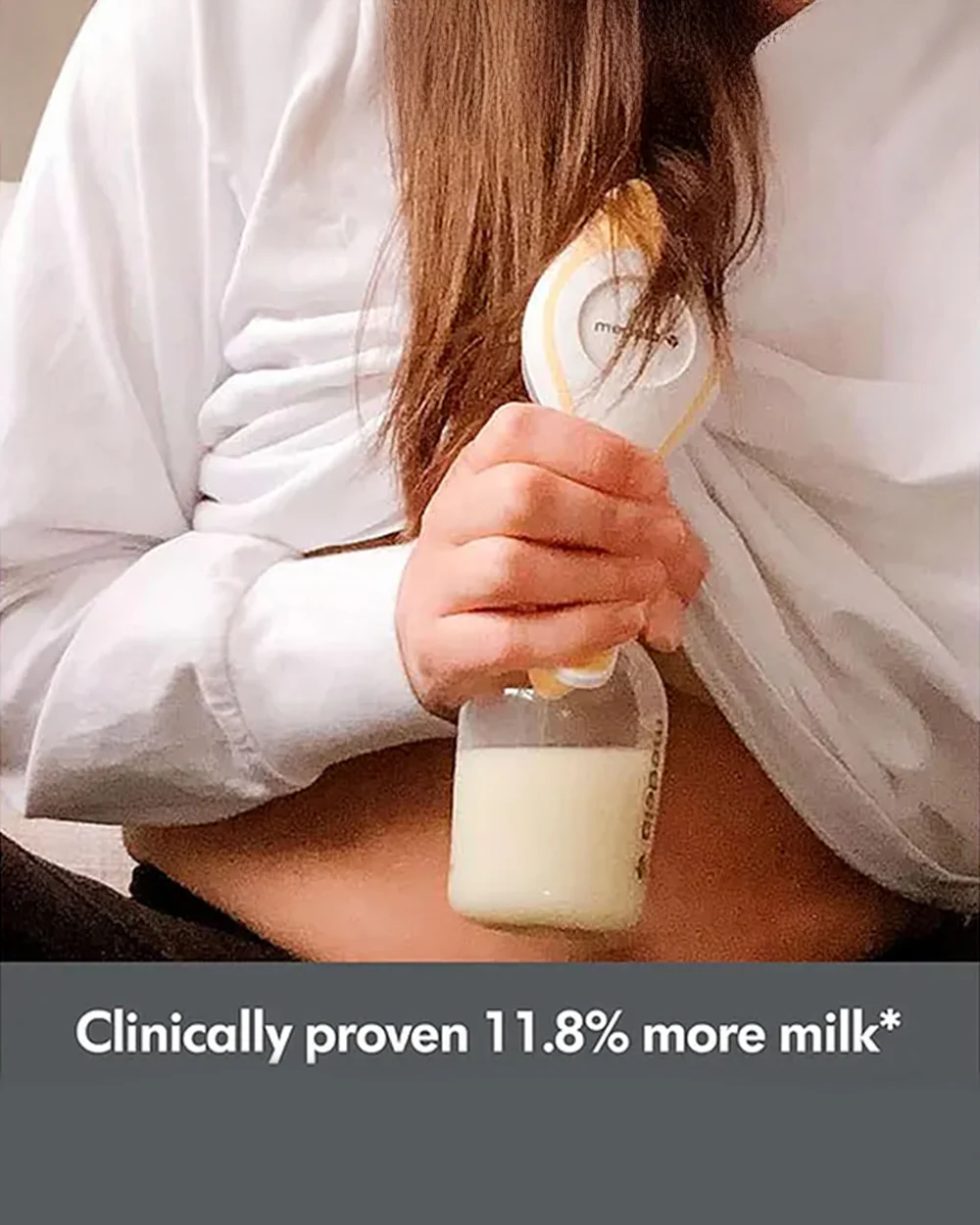 Medela Harmony Manual Breast Pump-Ergonomic Design and Unique Handle for 2 Phase Expression-With 24mm Personal Fit Flex Breast Shield - Image 6