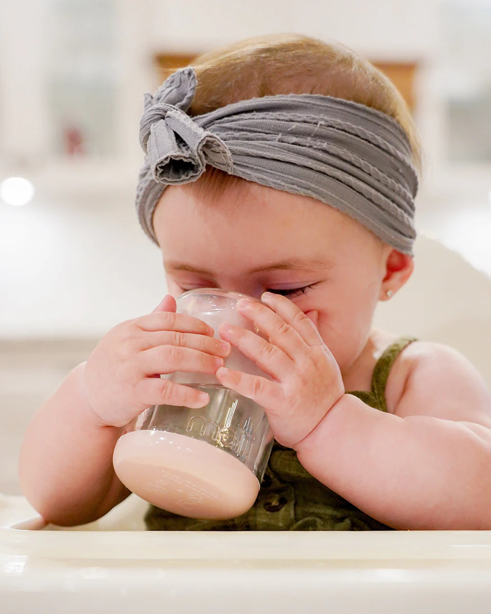 Melii Double Walled Bear Cup-Pink-145 ml-BPA Free & Dishwasher Safe-For Infants - Image 3