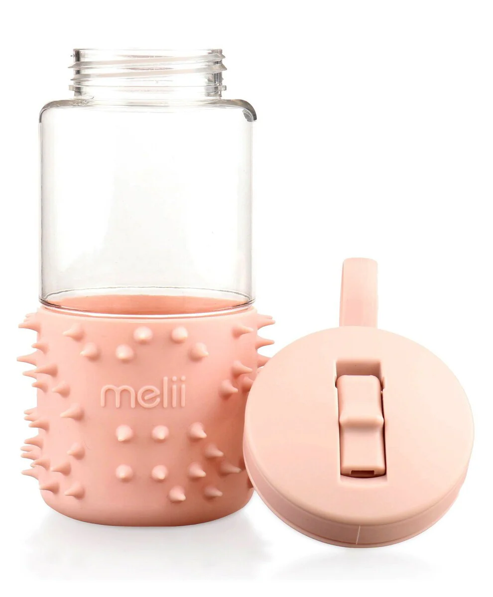 Melii Spikey Water Bottle -Sensory Exploration-Pink-12 to 48 M - Image 2