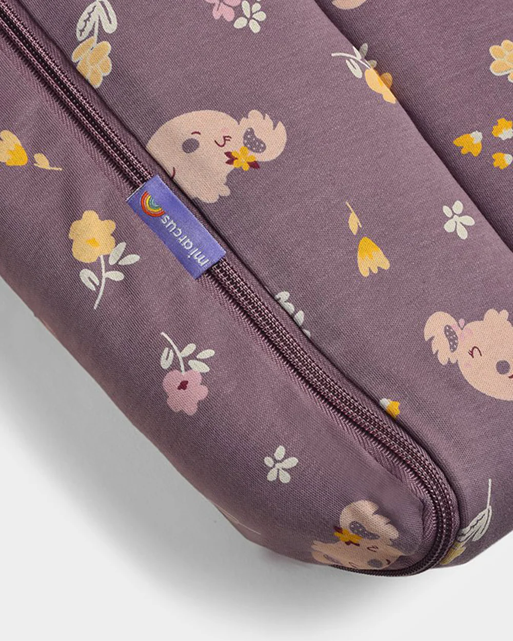Mi Arcus Autumn Vibes Elderberry Baby Carrier Nest-With Hood Zip-Lightweight and Portable Baby Nest-Plum-For Infants - Image 7