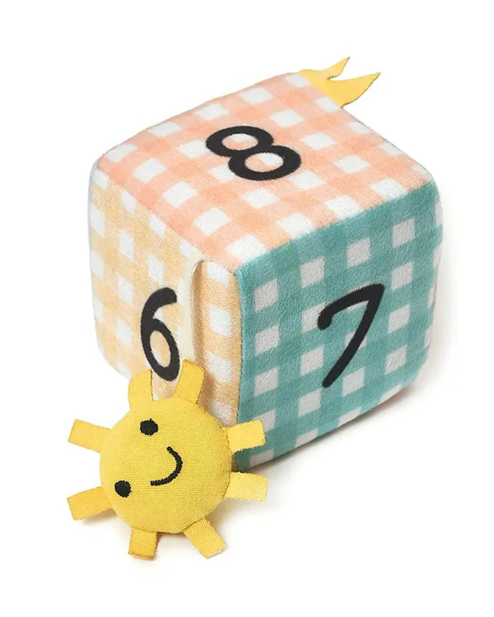 Mi Arcus Baby Milestone Blocks Set-Soft Toy-Plush Cuddly Toy For Newborn - Image 9