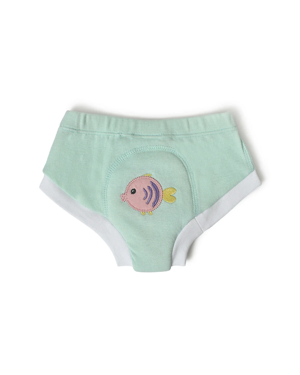 Mi Arcus Blue Baby Girls Cloth Diapers-Padded Underwear-Cotton Blend-Washable & Reusable-Pack of 2 - Image 4
