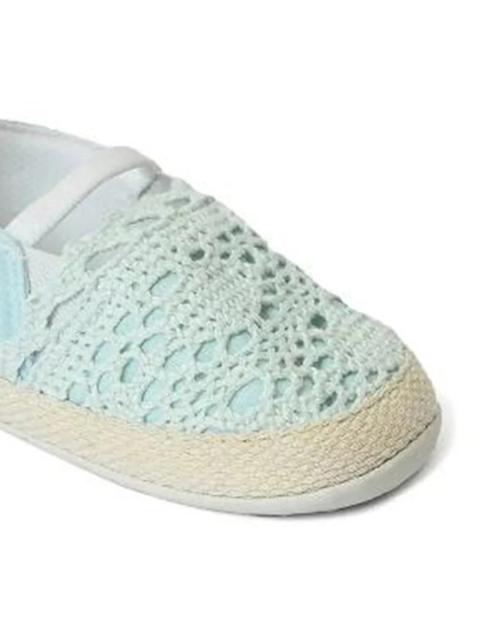 Mi Arcus Blue Crochet Knit Slip On Shoes For Infants - Image 7