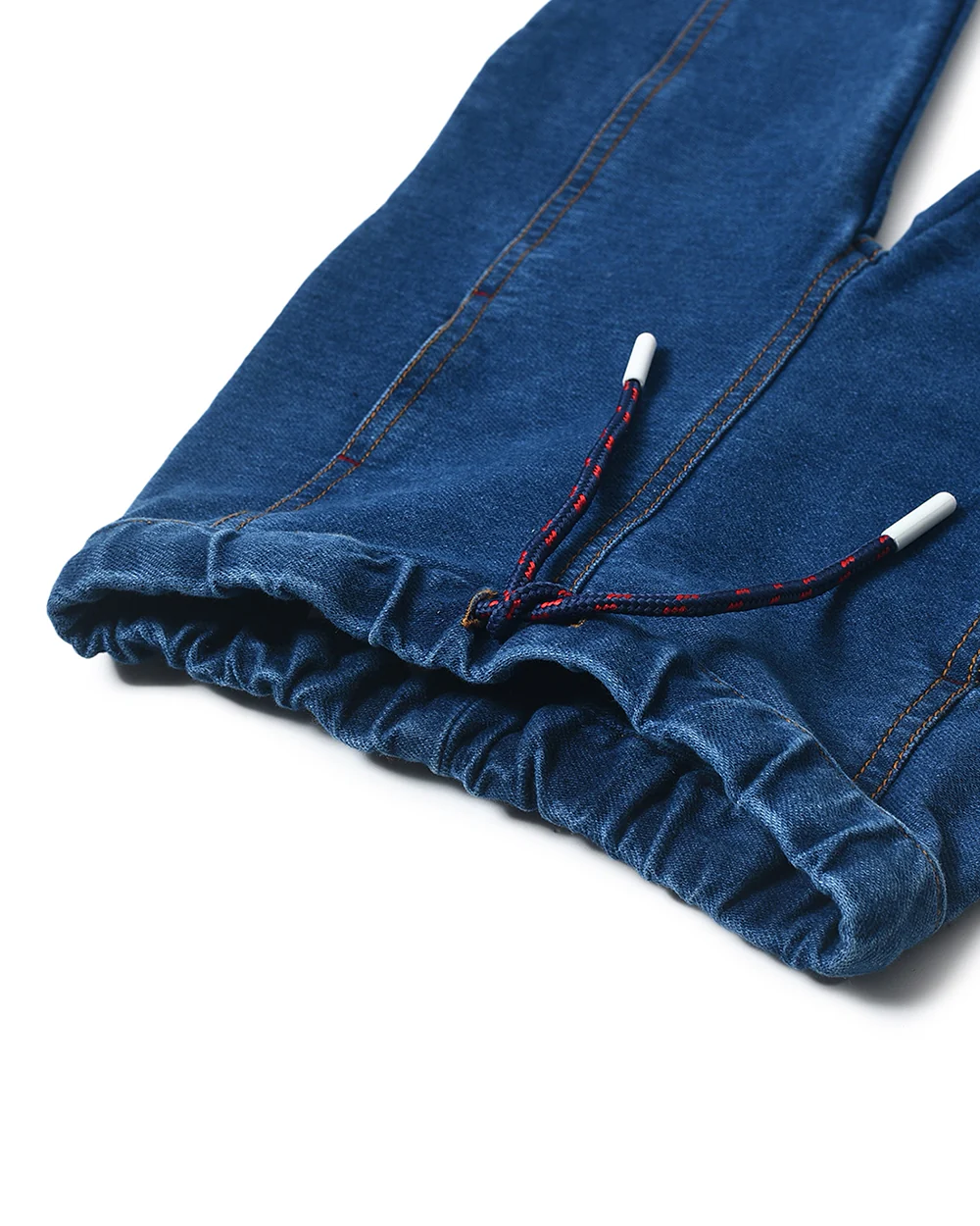 Mi Arcus Blue Denim Joggers-Solid-Cotton-For Infants - Image 8