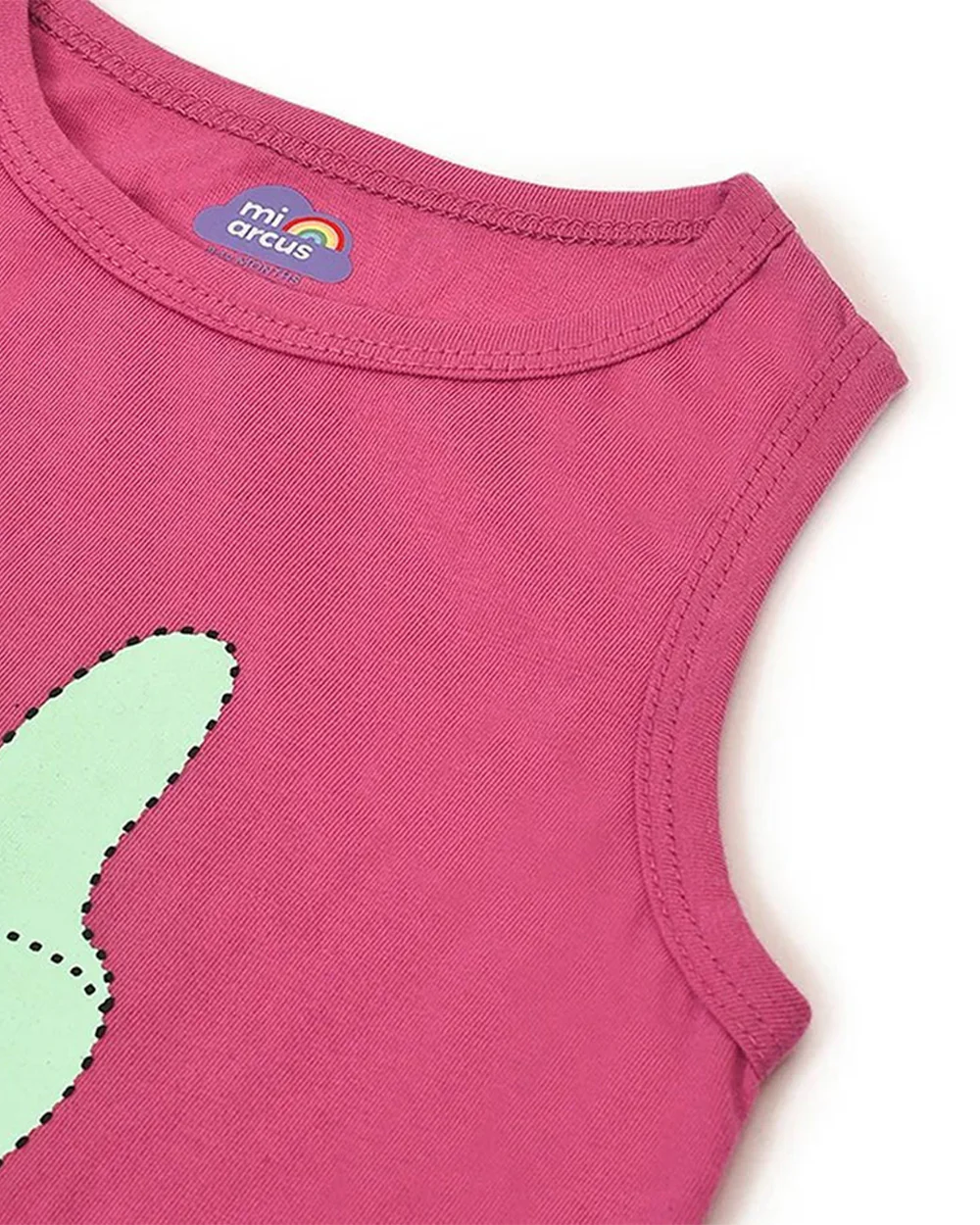 Mi Arcus Blue, Orange & Pink Vest-Printed-Cotton-Pack of 3-For Infants - Image 7