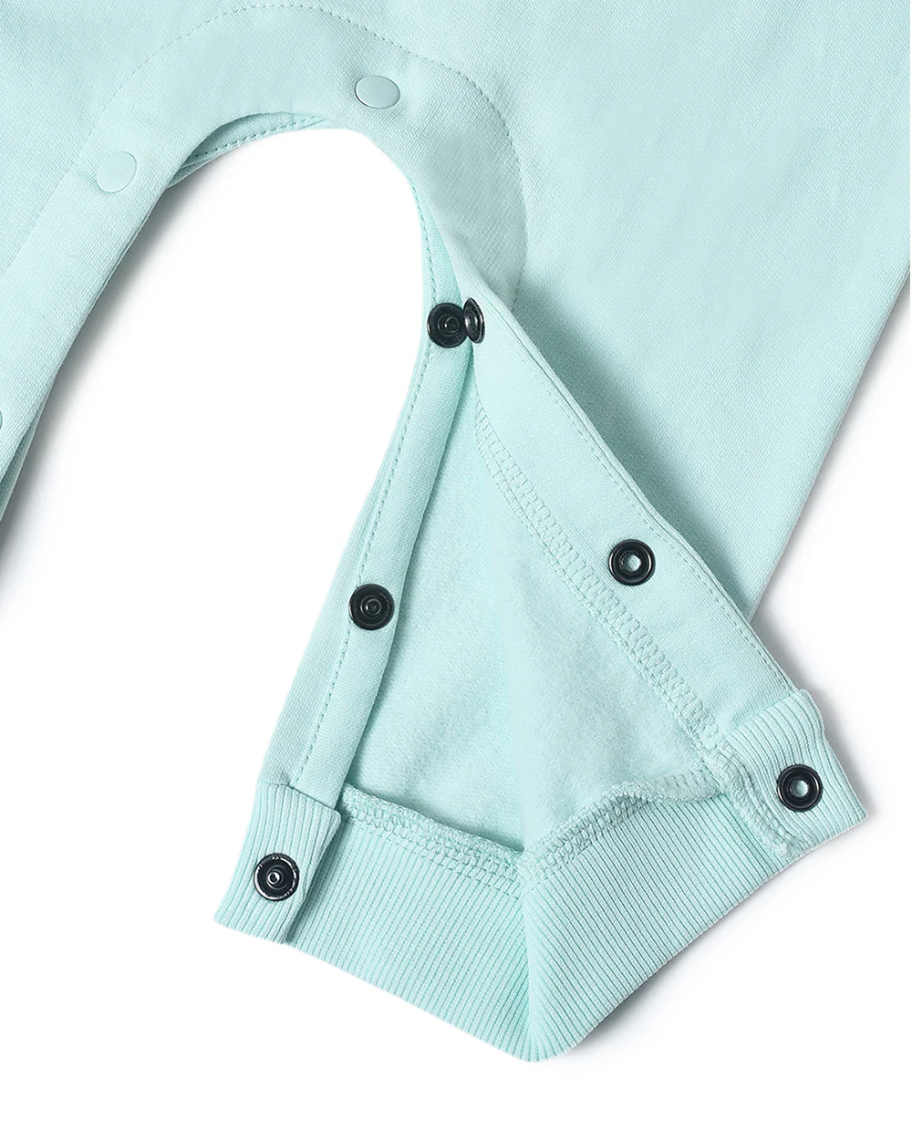 Mi Arcus Blue Rhino Sleepsuit-Printed-Cotton-For Infants - Image 4