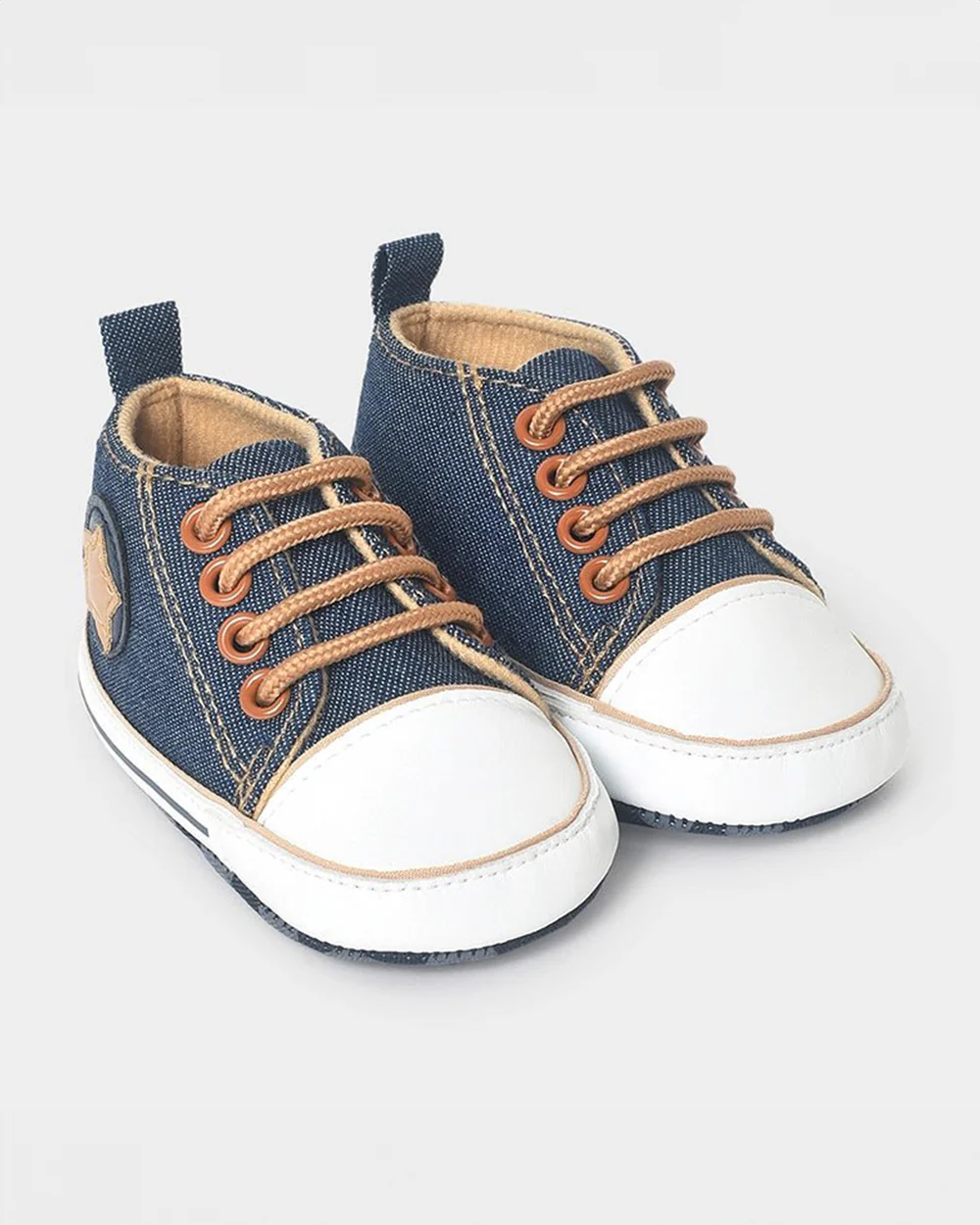Mi Arcus Blue Slip On Sneakers For Infants