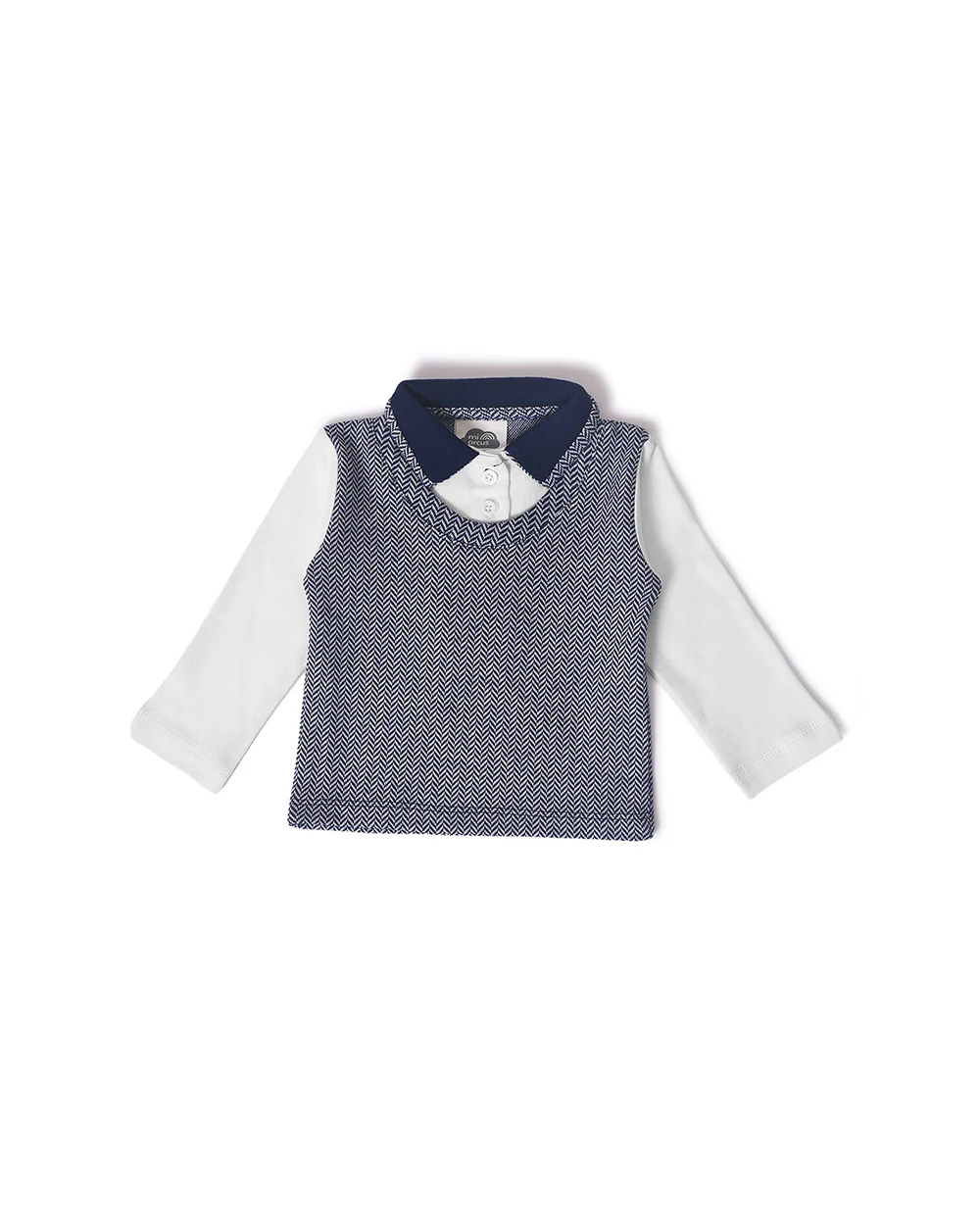 Mi Arcus Blue T-shirt-Solid-Cotton-For Infants - Image 6