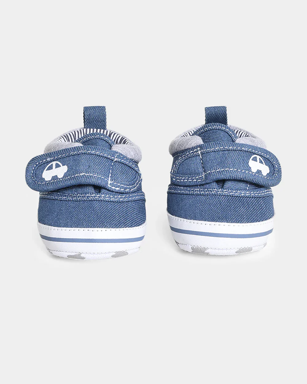 Mi Arcus Blue Velcro Pre-Walker Booties-For Infants - Image 6