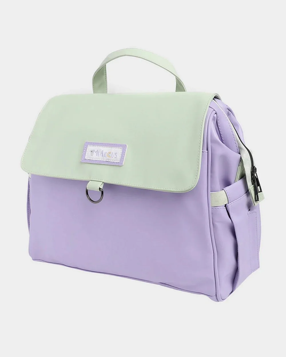 Mi Arcus Diaper Bag-Backpack-With Laptop Storage & Diaper Changing Sheet-Purple - Image 5