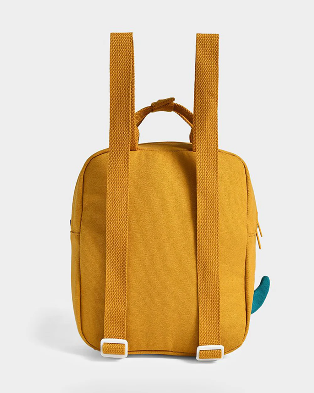 Mi Arcus Dinomite Woven Backpack With Padded Back & Adjustable Shoulder Straps-100% Cotton-Mustard - Image 8