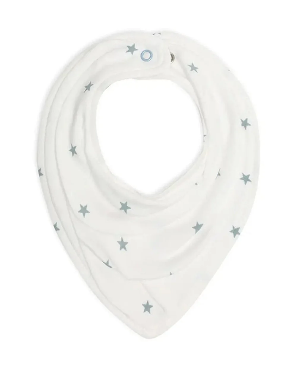 Mi Arcus Drool Knitted Bibs-Blue-Cotton-0 to 3M-Pack of 5-For Infants - Image 3