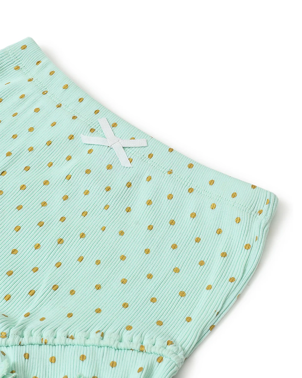 Mi Arcus Green Bloomers-Polka Dots-Cotton-For Infants - Image 3