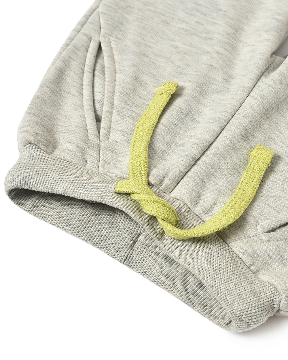 Mi Arcus Grey Joggers-Solid-Cotton-For Infants - Image 4