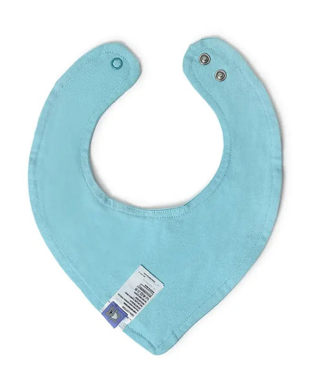 Mi Arcus Kids Drool Knitted Bibs-Blue-Cotton-0 to 3M-Pack of 5-For Infants - Image 10