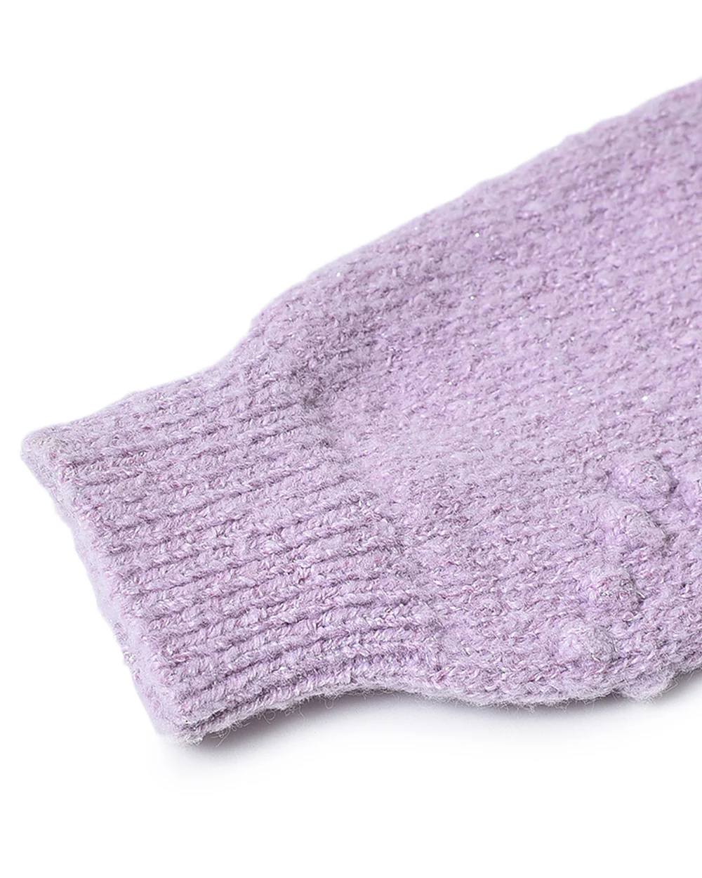 Mi Arcus Lavender Winter Wear Sweater-Solid-Polyester-For Infants - Image 6