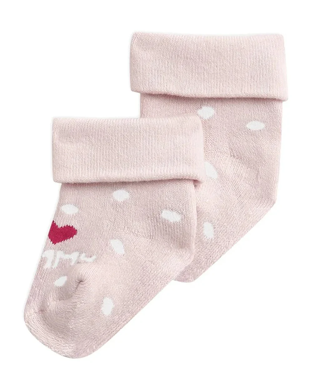 Mi Arcus Lilac, Peach & White Socks-Other Prints-Bamboo Cotton-Pack of 3-For Infants - Image 4