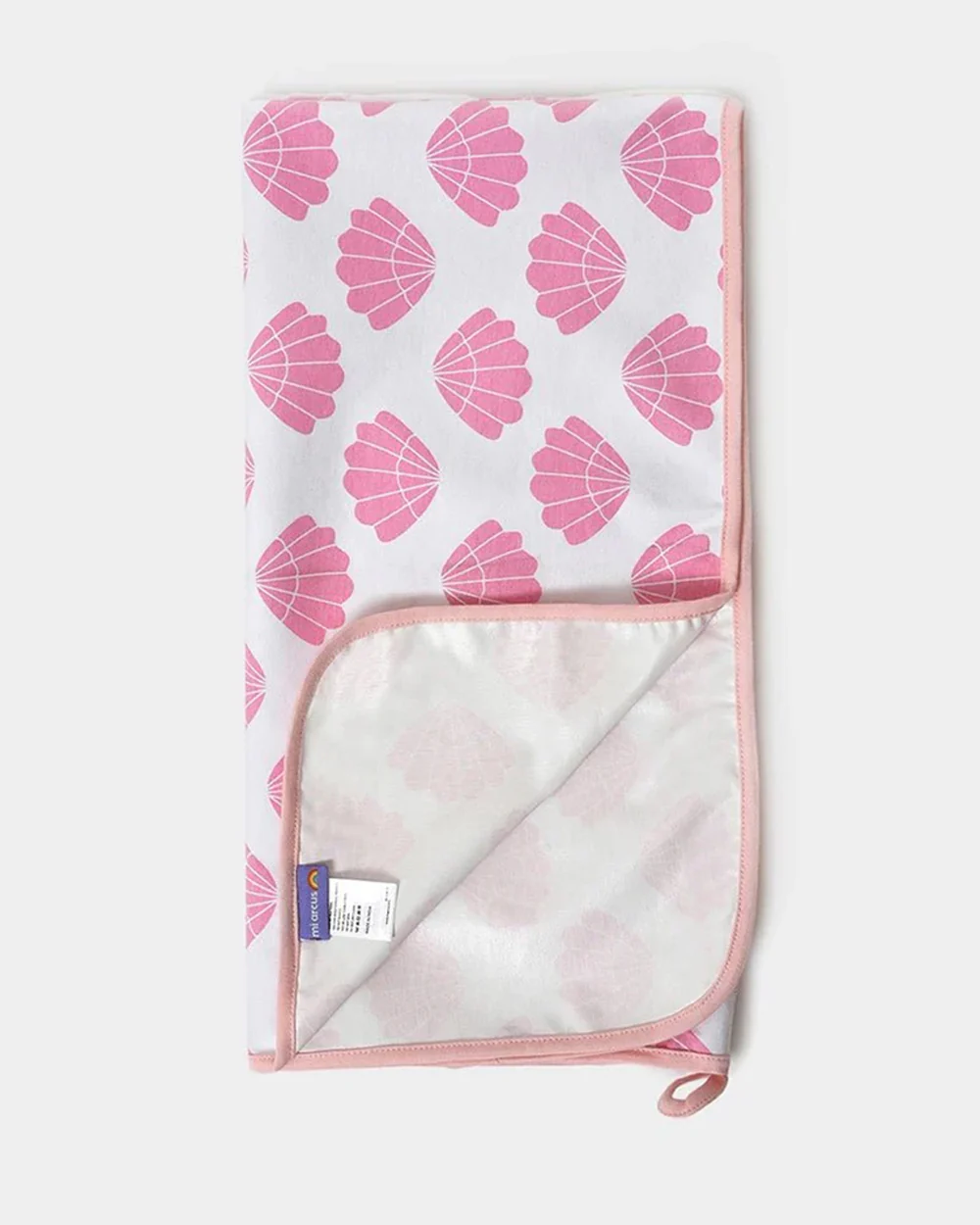 Mi Arcus Mermazing Mattress Protector-Lightweight & Soft-With Waterproof TPU Lamination-Pink & White-For Infants - Image 2