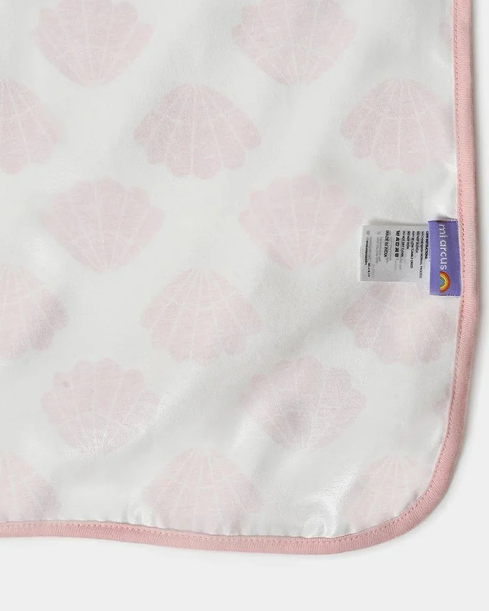 Mi Arcus Mermazing Mattress Protector-Lightweight & Soft-With Waterproof TPU Lamination-Pink & White-For Infants - Image 6